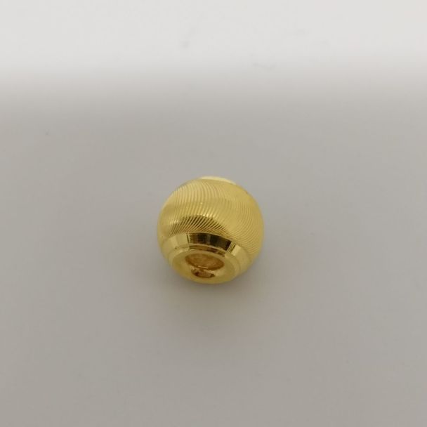 24K Ball Diamond Cut Charm - Z020760