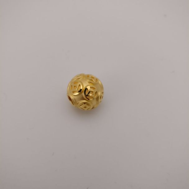 24K Ball Lucky Coin Charm - Z020881