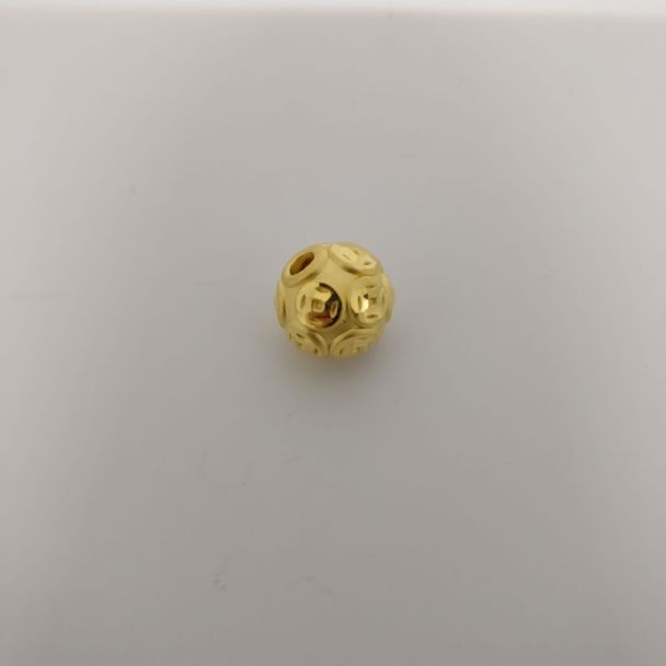 24K Ball Lucky Coin Charm - Z020924