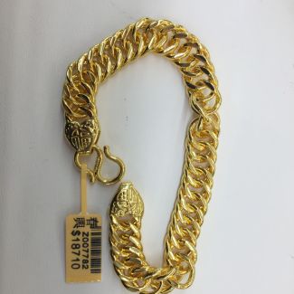 24K Cuban Link Bracelet - Z007782