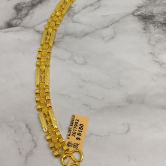 24K Fancy Link Bracelet - Z017953