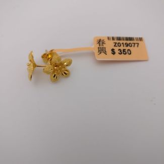 24K Studs Flower Earring - Z019077