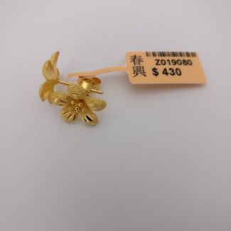 24K Studs Flower Earring - Z019080