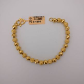 24K Buddha Balls Bracelet - Z019290