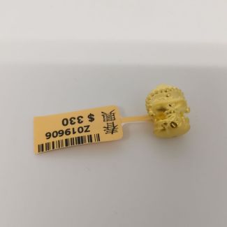 24K Buddha Lucky Bag Coin Charm - Z019605