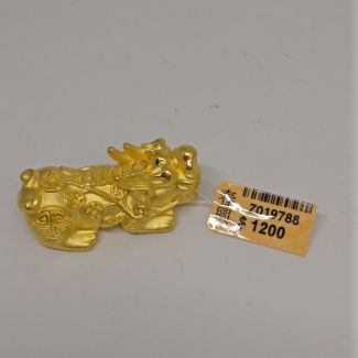 24K Pixiu Coin Charm - Z019788