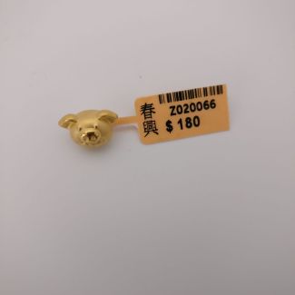 24K Pig Charm - Z020066