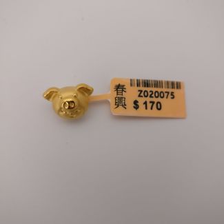 24K Pig Charm - Z020075