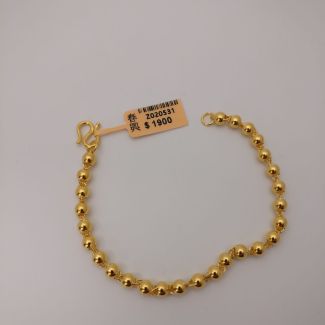 24K Buddha Balls Bracelet - Z020531