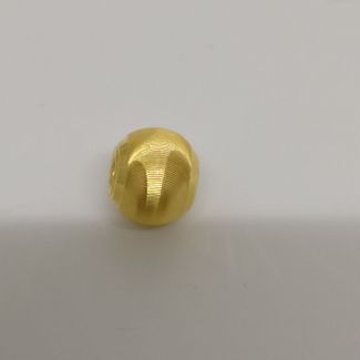24K Ball Diamond Cut Charm - Z020716