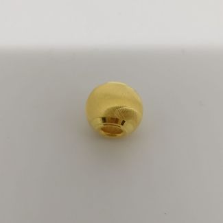 24K Ball Diamond Cut Charm - Z020720