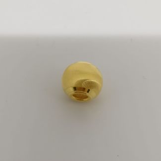 24K Ball Diamond Cut Charm - Z020723