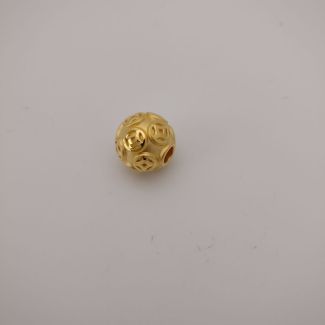 24K Ball Lucky Coin Charm - Z020862