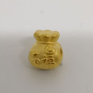 24K Lucky Bag Coin Charm - Z021053