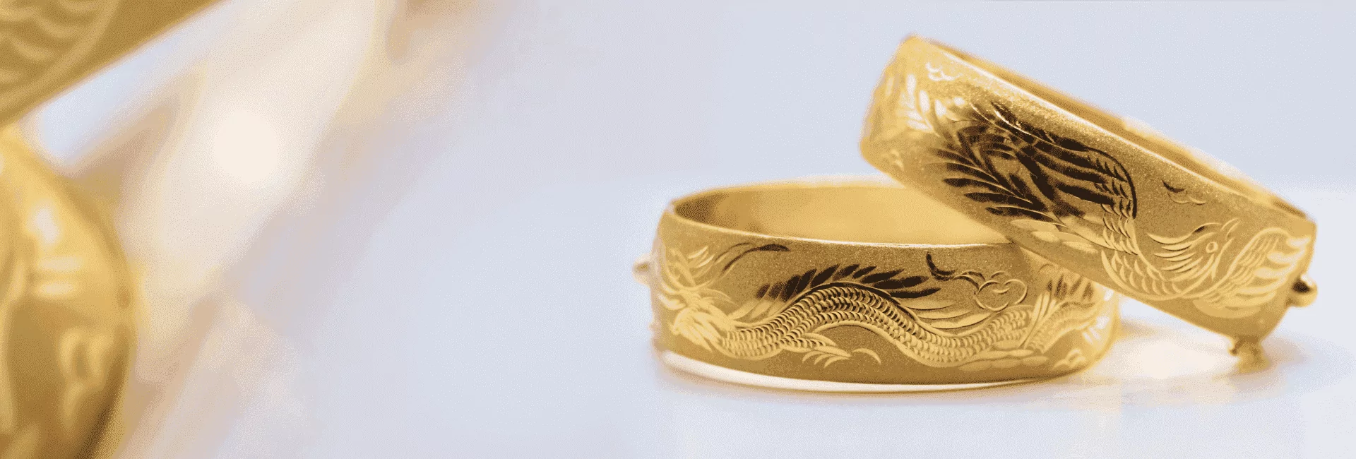Explore our gold wedding rings to reflect your love story
